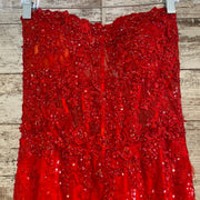 RED MERMAID GOWN