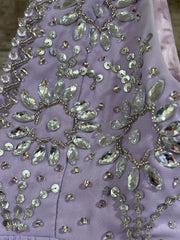 LAVENDER LONG EVENING GOWN