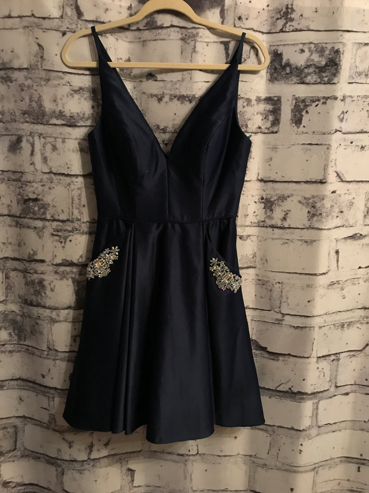 NAVY SHORT DRESS (NEW)