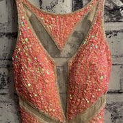PINK SEQUIN LONG GOWN (NEW)