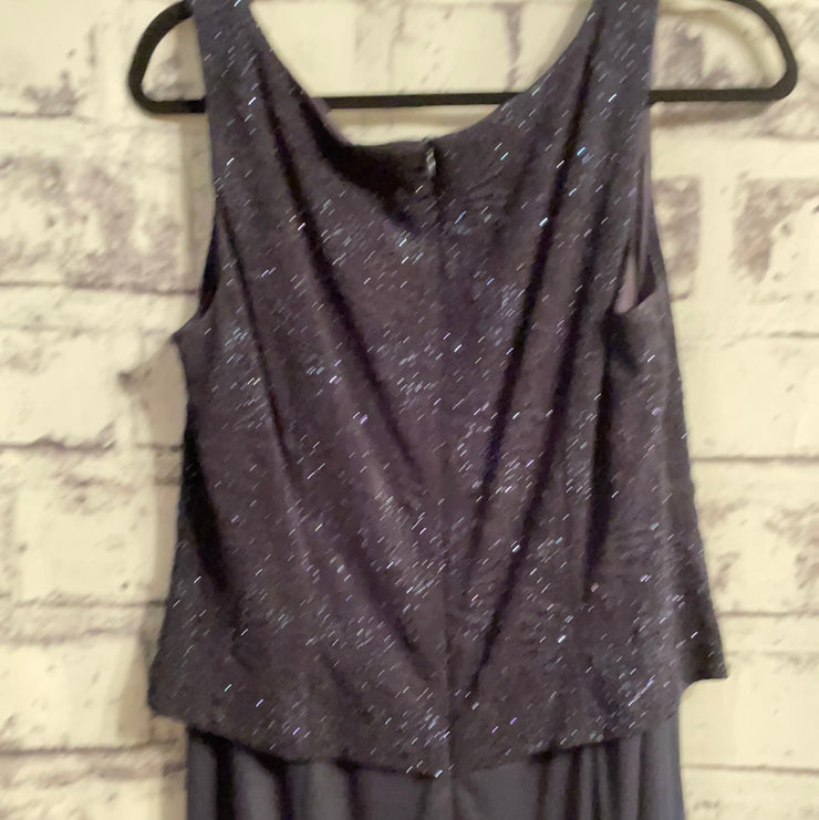 NAVY 2 PC. LONG DRESS SET