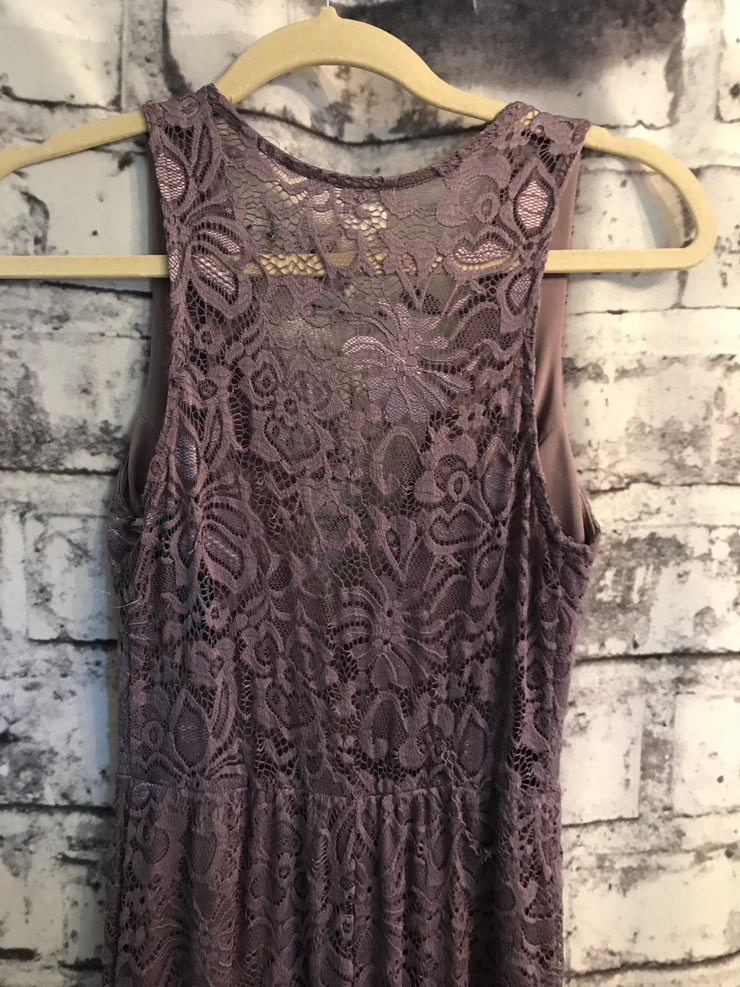 PURPLE LONG EVENING GOWN (NEW)