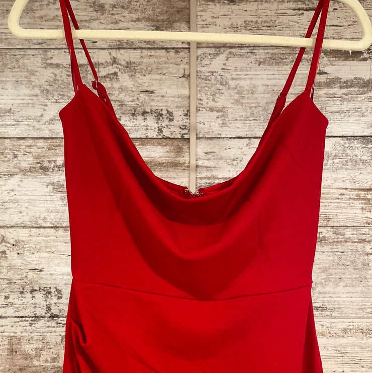 RED LONG EVENING GOWN (NEW)