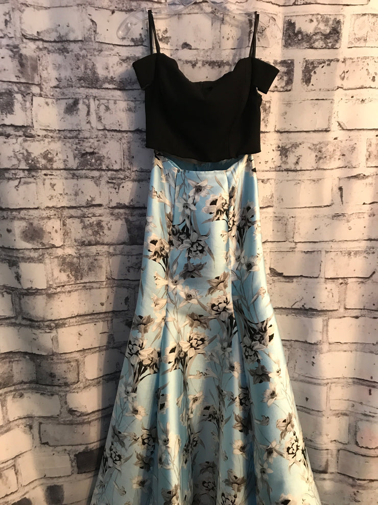 BLACK/BLUE 2 PC. MERMAID (NEW)