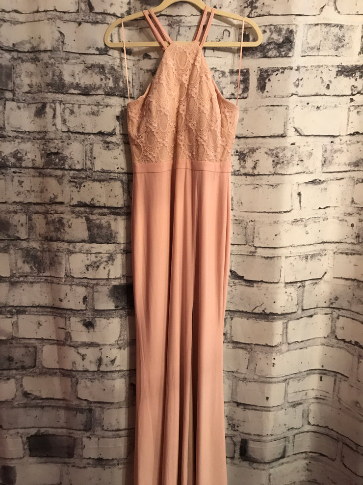 LIGHT PINK LONG GOWN (NEW)