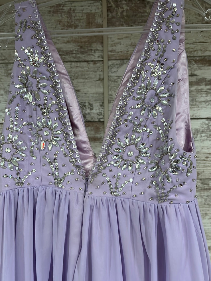 LAVENDER LONG EVENING GOWN