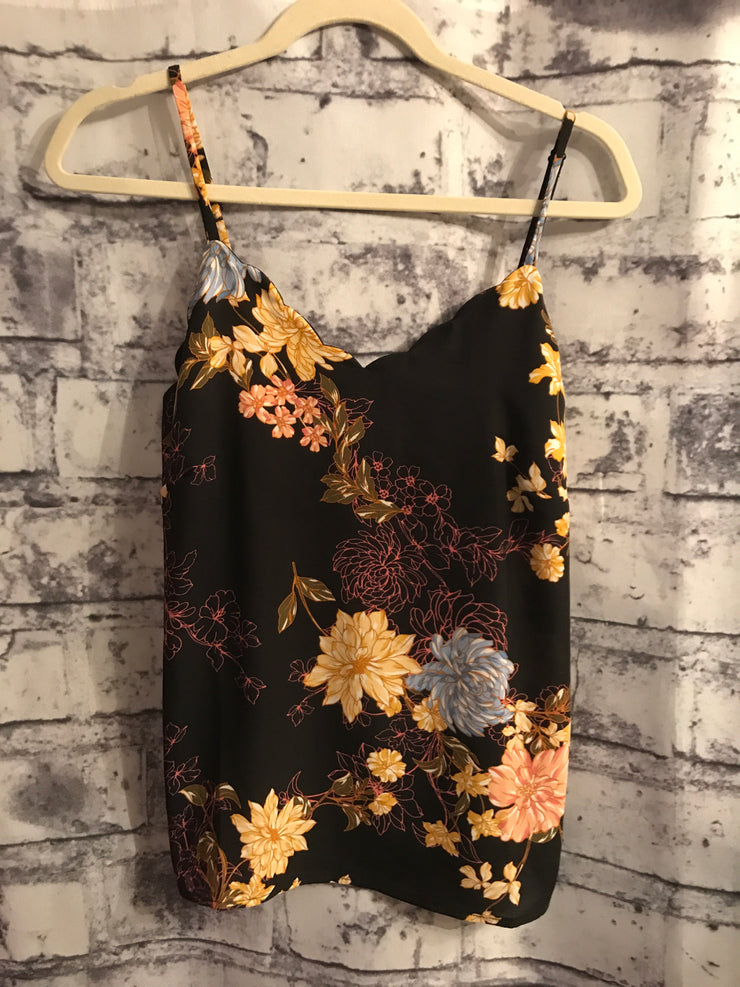 FLORAL SLEEVELESS TOP