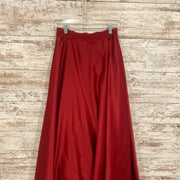 RED 2 PC. A LINE GOWN SET