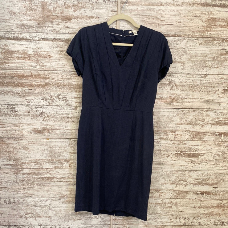 NAVY MIDI DRESS