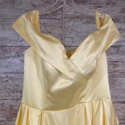 YELLOW A LINE GOWN