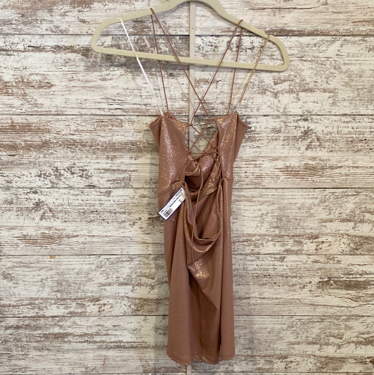 PINK/GOLD SHORT DRESS (NEW)