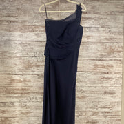 NAVY LONG EVENING GOWN