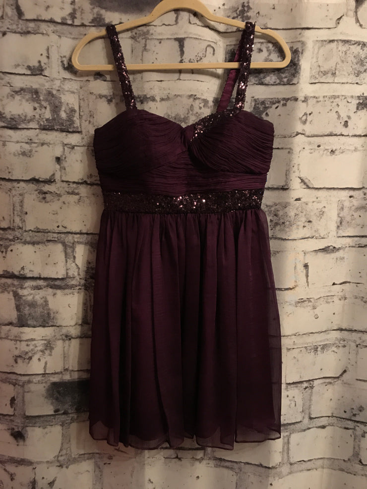 PURPLE SHORT DRESS