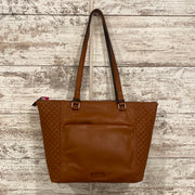 BROWN LEATHER PURSE $200