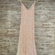 PINK SEQUIN LONG GOWN (NEW)