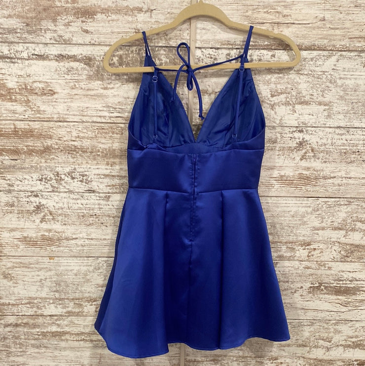 ROYAL BLUE SHORT DRESS