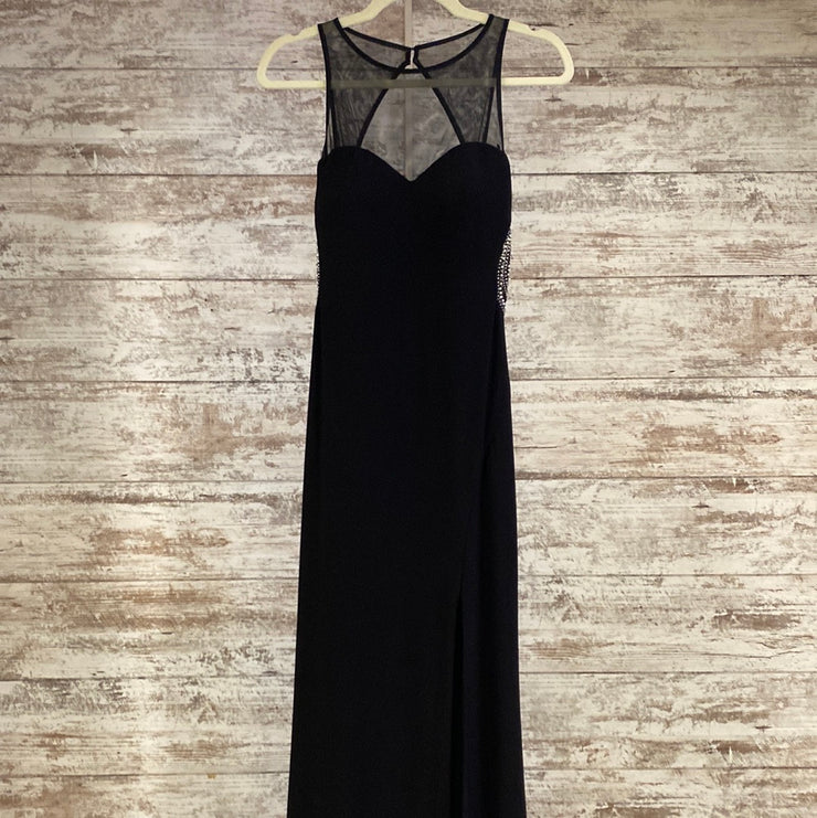 BLACK LONG EVENING GOWN