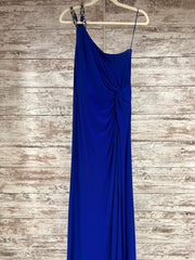 ROYAL BLUE LONG EVENING GOWN