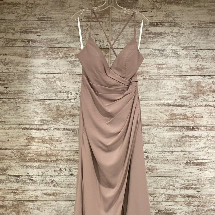 TAN LONG EVENING GOWN