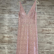 PINK SEQUIN LONG GOWN (NEW)