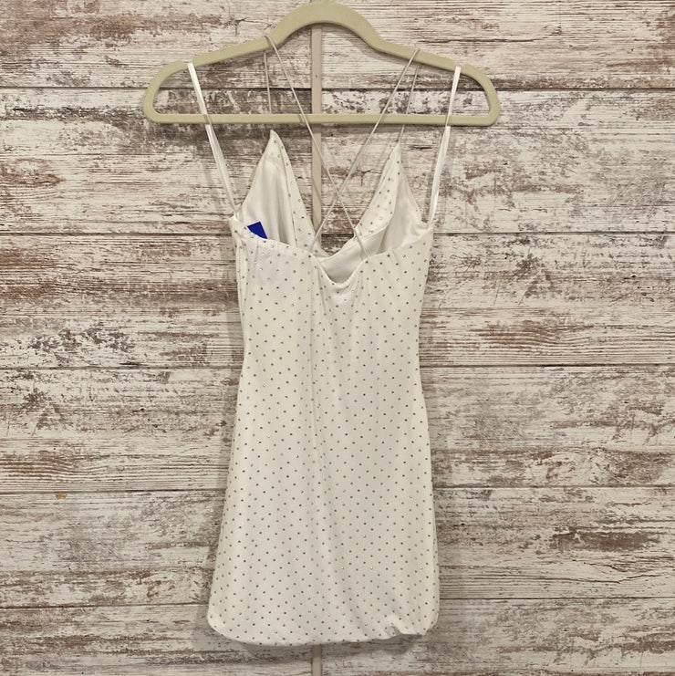 WHITE SEQIN SHORT DRESS (NEW)