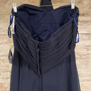 BLUE LONG EVENING GOWN