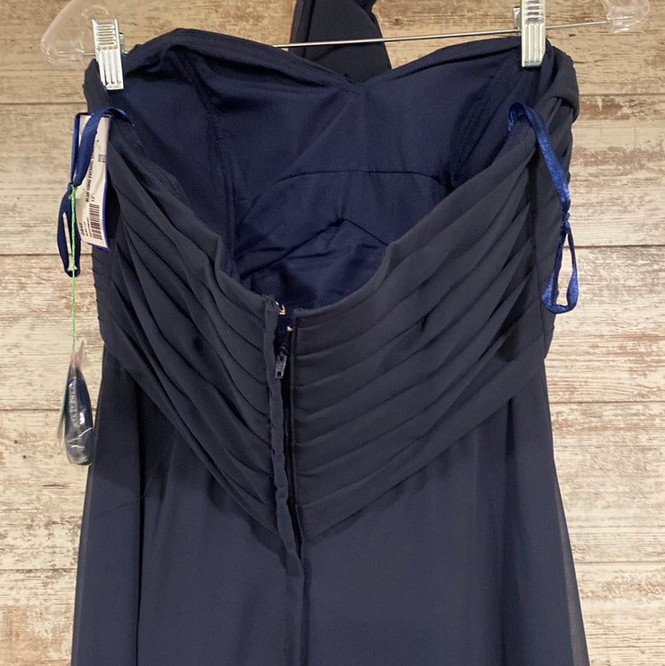 BLUE LONG EVENING GOWN