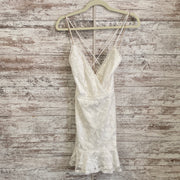 WHITE LACE SHORT DRESS