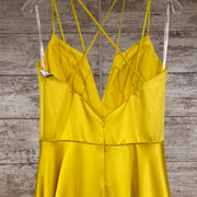 YELLOW A LINE GOWN