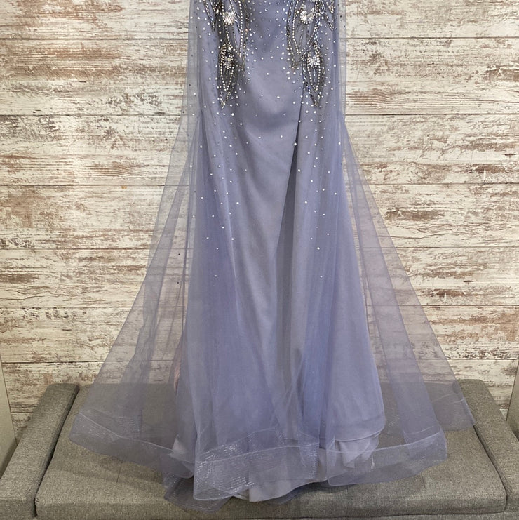 LAVENDER SPARKLY LONG GOWN