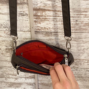 BROWN SMALL CROSSBODY $68