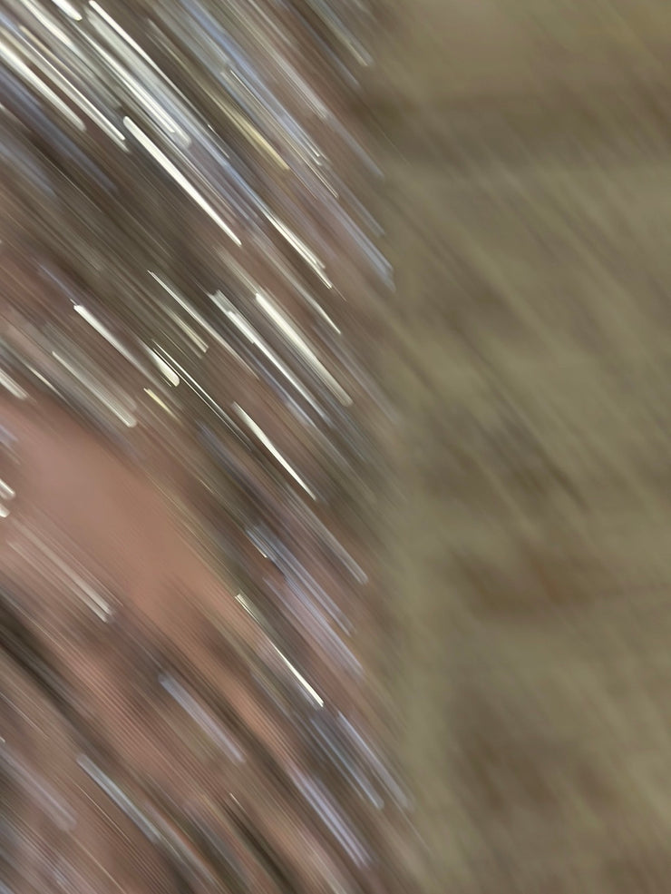 PINK/SILVER LONG EVENING GOWN