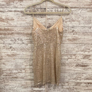 GOLD SPARKLY SHORT DRESS