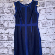 ROYAL BLUE/BLACK SHORT DRESS