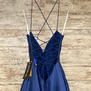 NAVY A LINE GOWN (NEW)