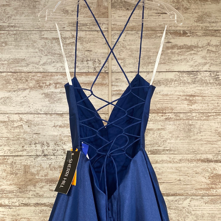 NAVY A LINE GOWN (NEW)