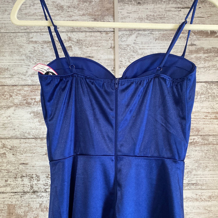 ROYAL BLUE LONG DRESS (NEW)