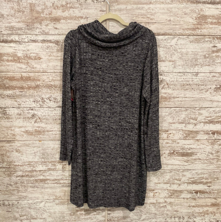 GRAY LONG SLEEVE DRESS