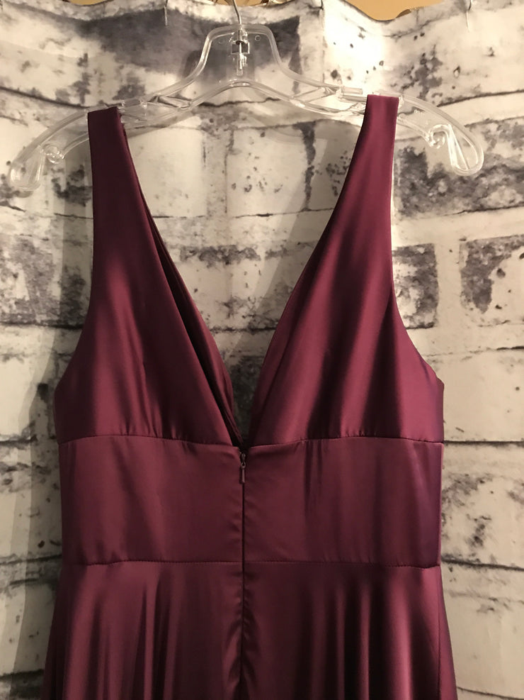 PURPLE LONG EVENING GOWN (NEW)