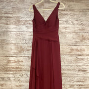 BURGUNDY LONG DRESS