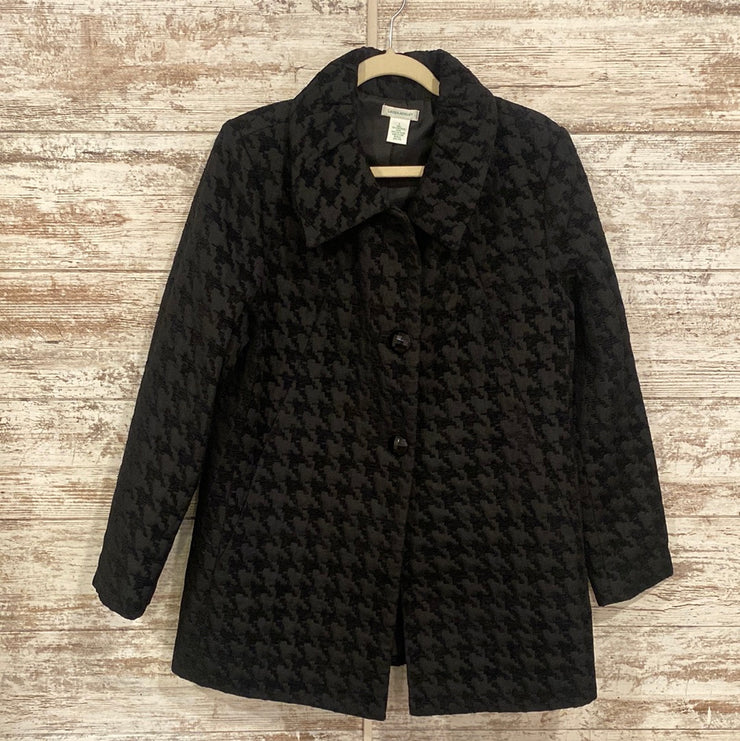 BLACK PATTERNED JACKET