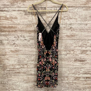 BLACK/COLORFUL SHORT DRESS