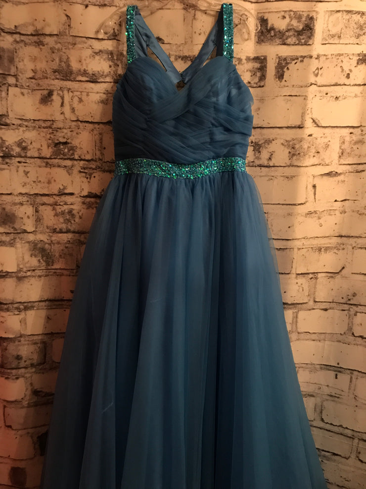 BLUE PRINCESS GOWN