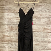 BLACK LONG EVENING GOWN