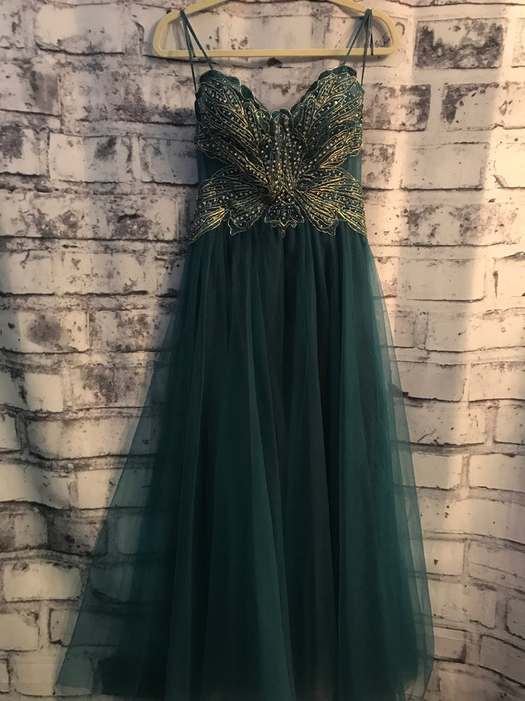 GREEN/TEAL A LINE PRINCESS