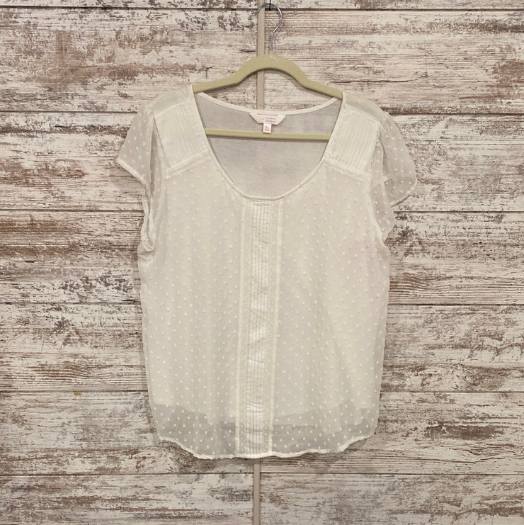 WHITE SHORT SLEEVE TOP