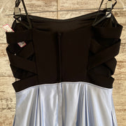 BLUE/BLACK A LINE GOWN
