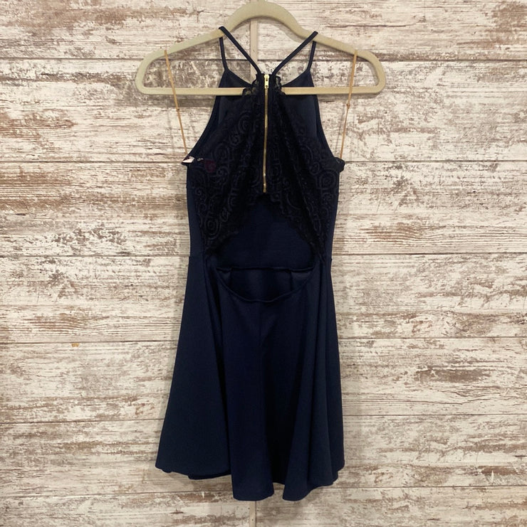 NAVY SHORT DRESS