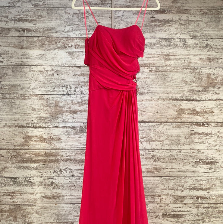 PINK LONG EVENING GOWN