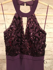 NEW - PURPLE LONG EVENING GOWN